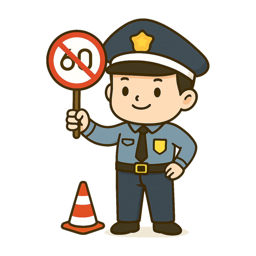 行車勿超速、交通無事故