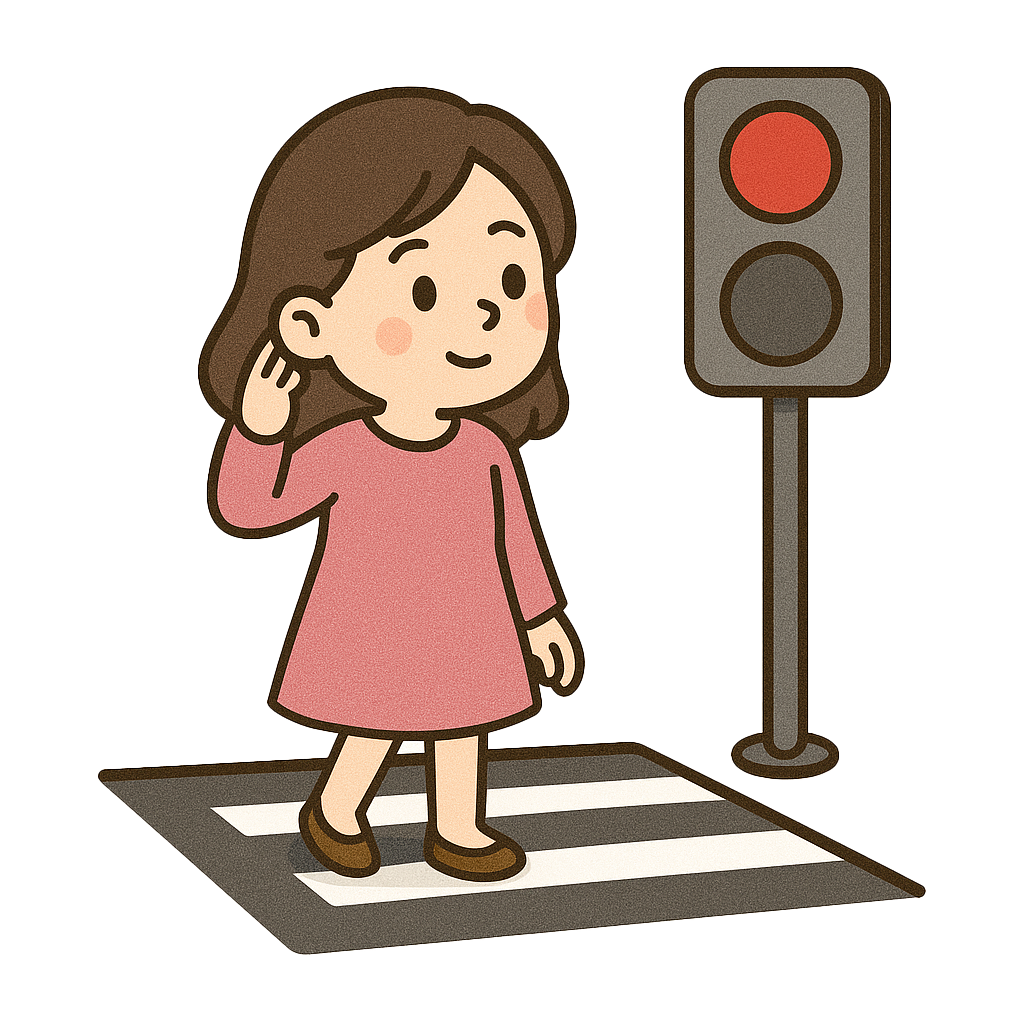 紅燈停看聽、安全又放心